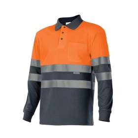 polo_bicolor_AV_m-c_175_gris_naranja_flúor